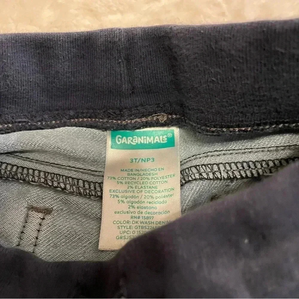 Cat &‎ Jack 3T jean shorts with draw string